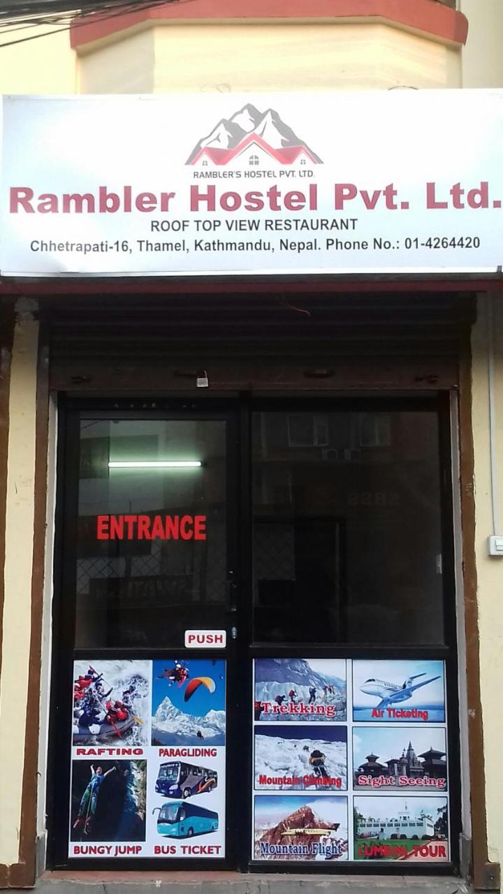 Rambler Hostel Pvt Ltd Katmandú Exterior foto